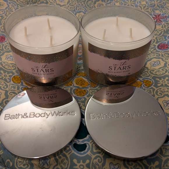 In The Stars set of two 3-wick candles - Picture 2 of 7